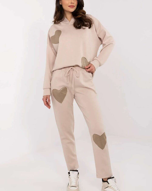 Beige Womens Tracksuit Set 209695 Casual Comfort Everyday