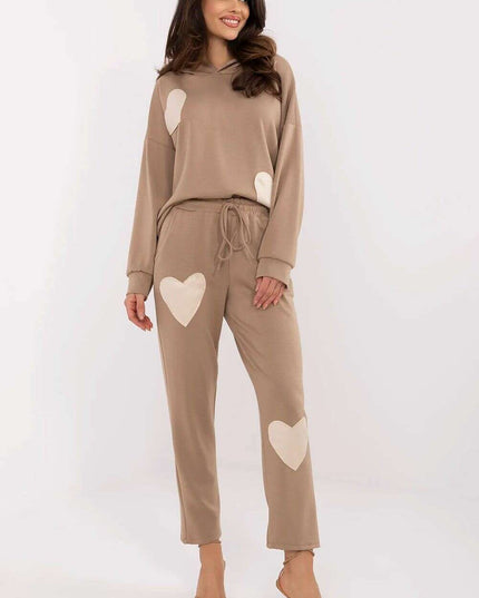 Beige Womens Tracksuit Set 209695 Casual Comfort Everyday