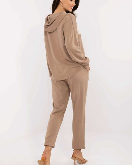 Beige Womens Tracksuit Set 209695 Casual Comfort Everyday