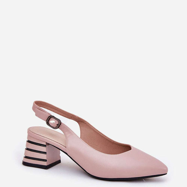 Heel sandals model 209776