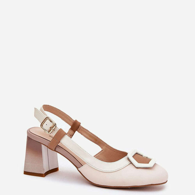 Heel sandals model 209777