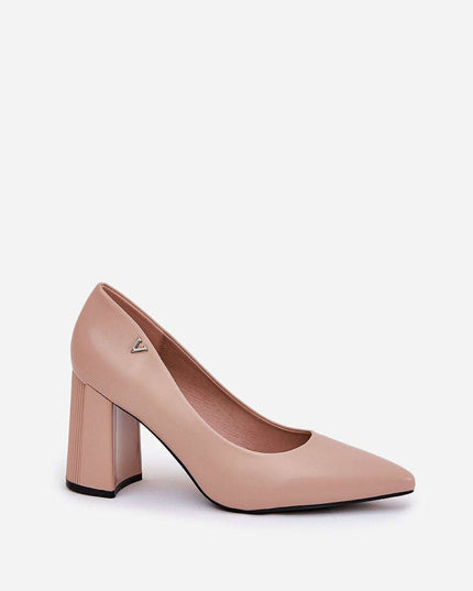 Block heel pumps model 209781