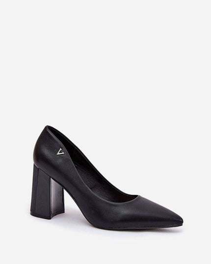 Block heel pumps model 209781