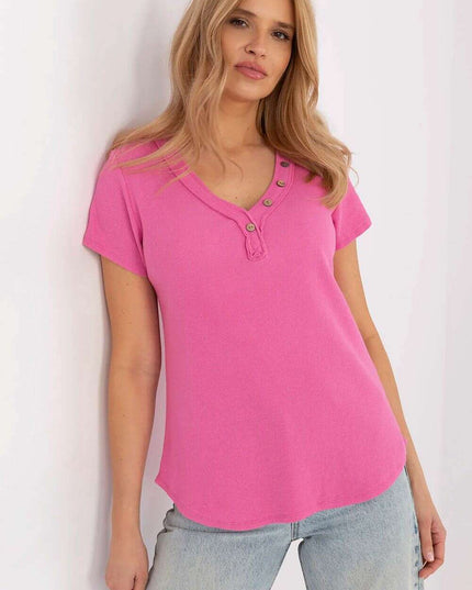 Green Blouse Model 209822 Fitted Cotton Elastane Blend