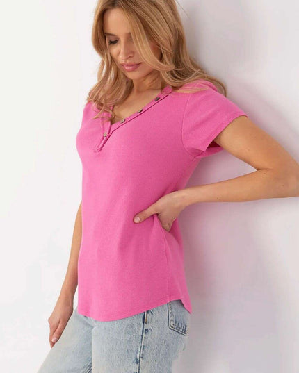 Green Blouse Model 209822 Fitted Cotton Elastane Blend