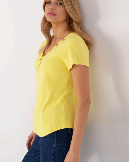 Green Blouse Model 209822 Fitted Cotton Elastane Blend