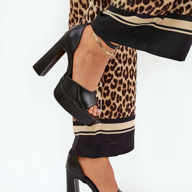 Heel sandals model 209893