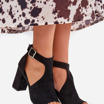 Heel sandals model 209916