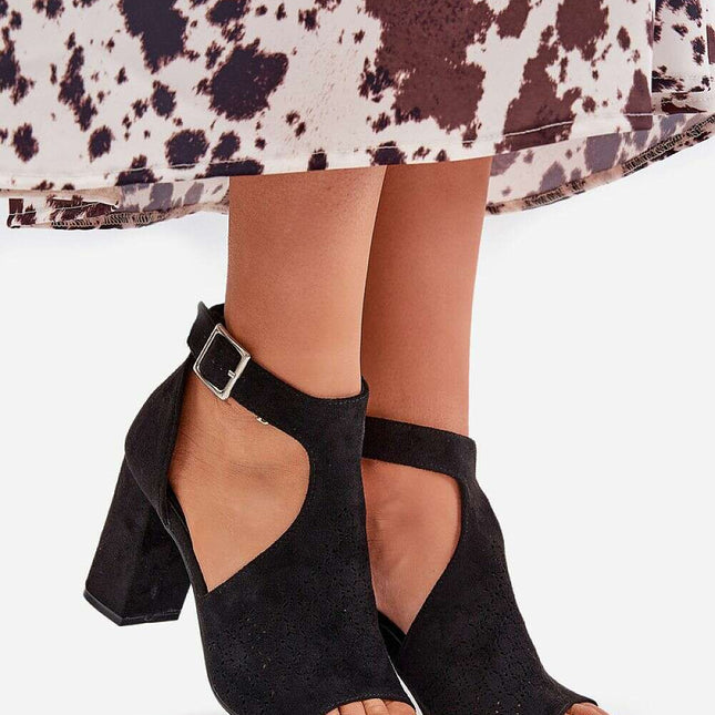 Heel sandals model 209916