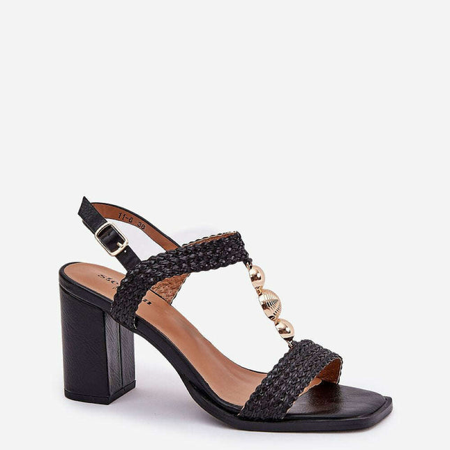 Heel sandals model 209920