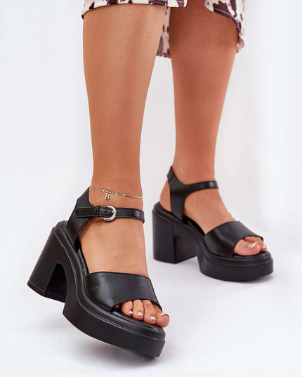 Heel sandals model 209921