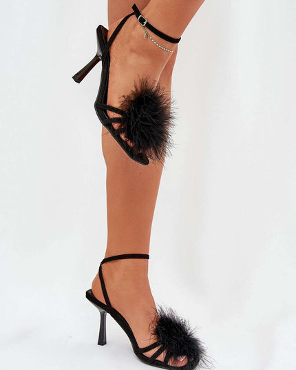 Heel sandals model 209924