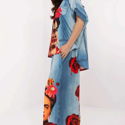 Chic High Waisted Palazzo Pants With Adjustable Tie Accent