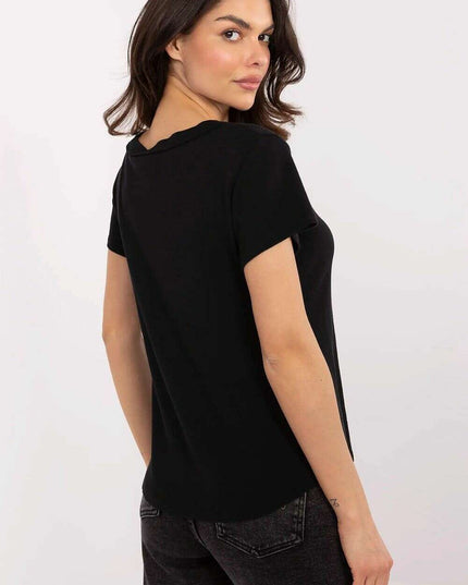 Green Blouse Model 209822 Fitted Cotton Elastane Blend