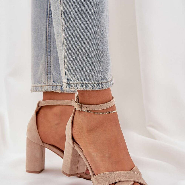 Heel sandals model 210151