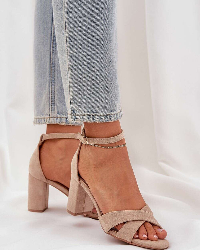 Heel sandals model 210151