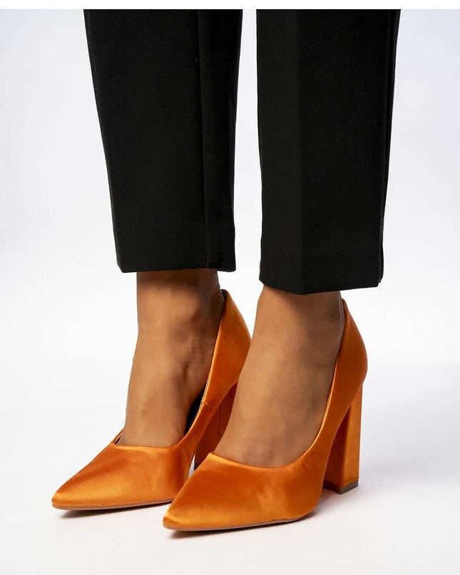 Block heel pumps model 210530