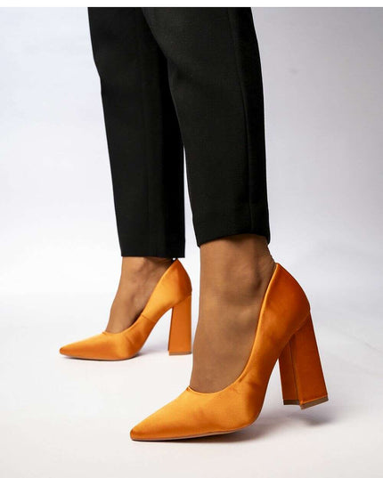 Block heel pumps model 210530