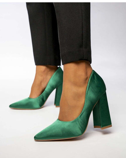 Block heel pumps model 210531