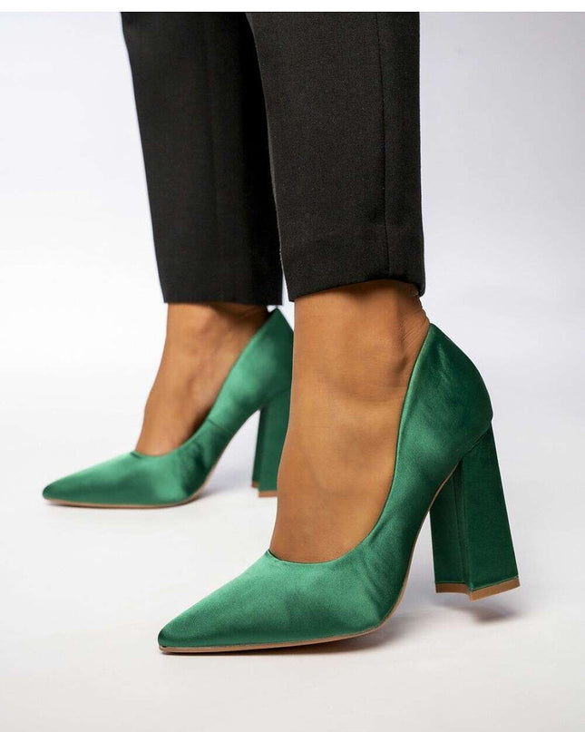 Block heel pumps model 210531