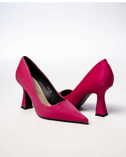 LORELLE FUXIA Pointed Toe Stiletto Pumps – Women's Fuchsia High Heels