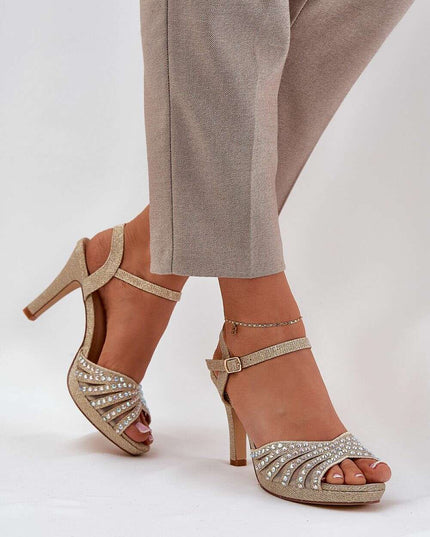 Heel sandals model 209927
