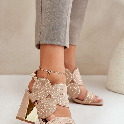 Heel sandals model 210709