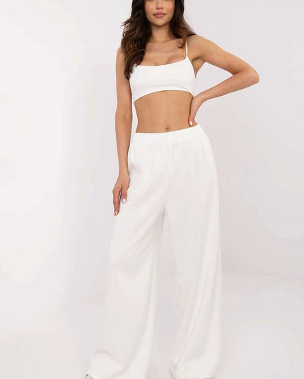 Tracksuit Trousers Model 210944 Beige Casual Womens Pants