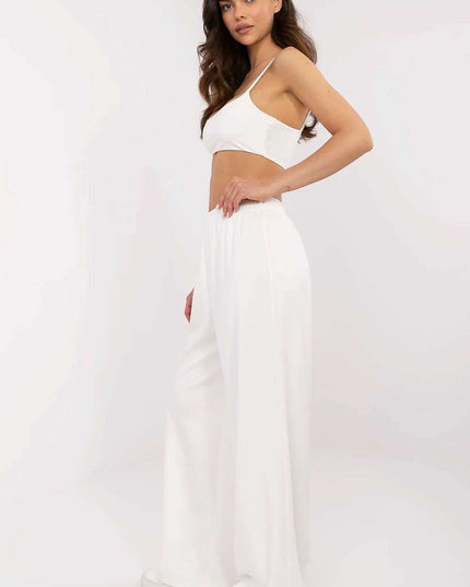 Tracksuit Trousers Model 210944 Beige Casual Womens Pants