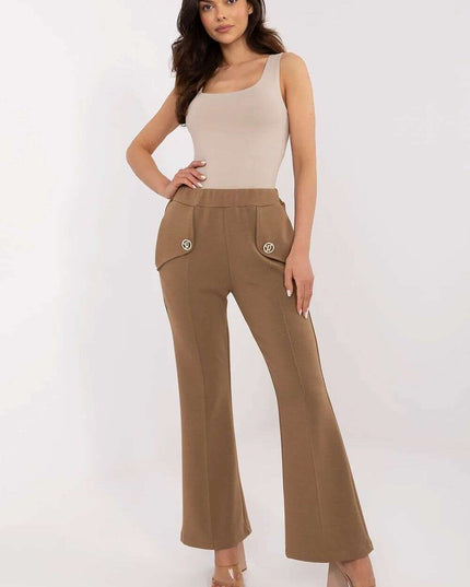 Beige Tracksuit Trousers Model 210961 for Women Versatile