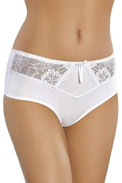 Sophisticated Lace-Detailed Cotton Panties for Women