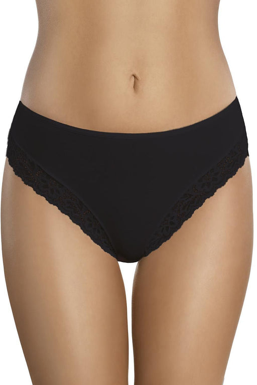 Floral Lace Cotton Blend Panties - Comfort & Style Combined