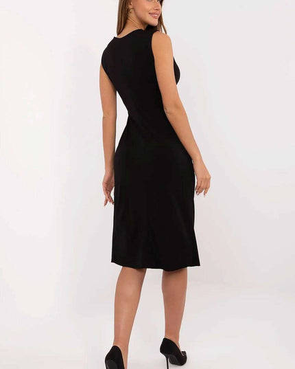 Cocktail Dress Model 211267 Black Pencil Elegant Evening