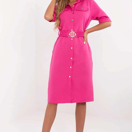 Daydress Model 211286 Pink Polyester Blend Chic Workwear