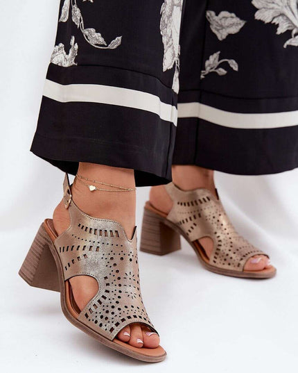 Heel sandals model 211363