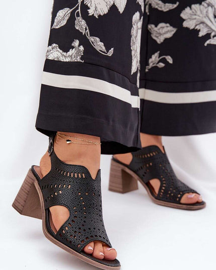 Heel sandals model 211363