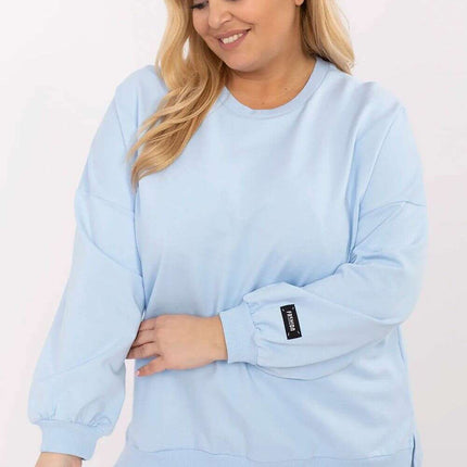 Plus size sweatshirt model 211730