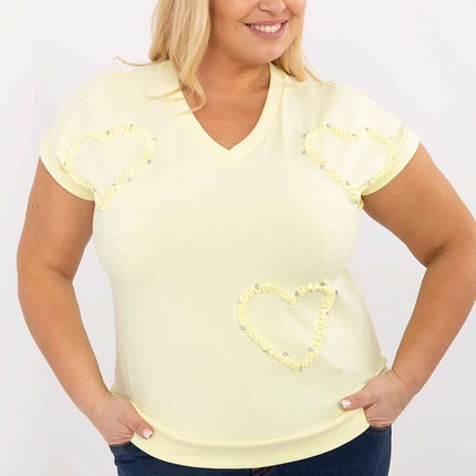 Plus size blouse model 211747