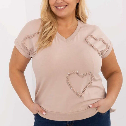 Plus size blouse model 211747