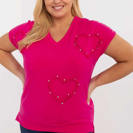 Plus size blouse model 211747