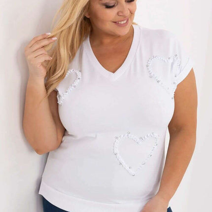Plus size blouse model 211747