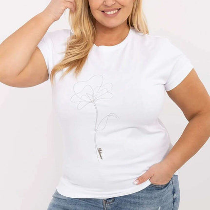 Plus size blouse model 211755