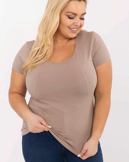 Plus size T-shirt model 211761