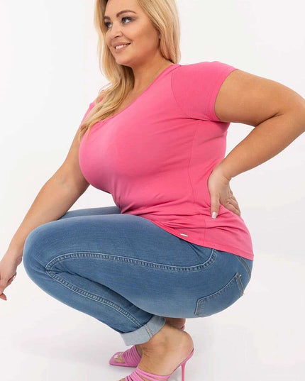 Plus size T-shirt model 211761