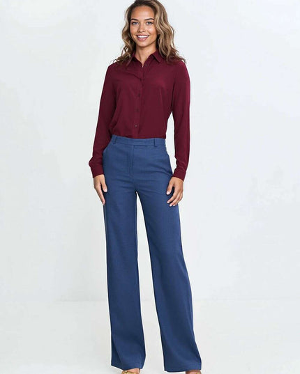 Red Long Sleeve Shirt for Women Model 211800 Viscose Fabric