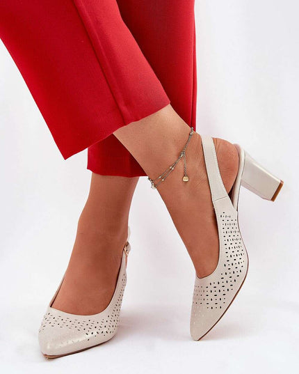 Heel sandals model 211939