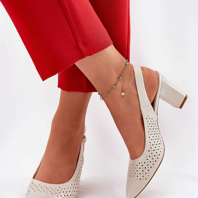 Heel sandals model 211939