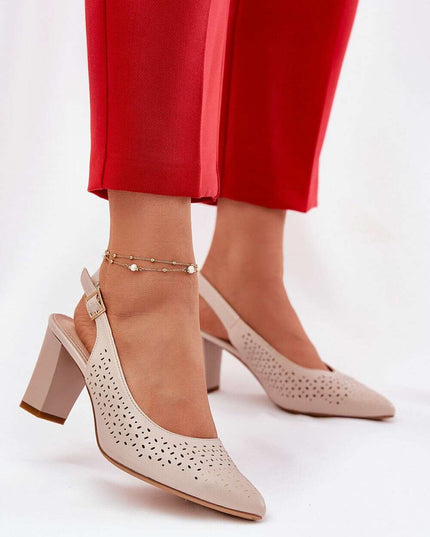 Heel sandals model 211939