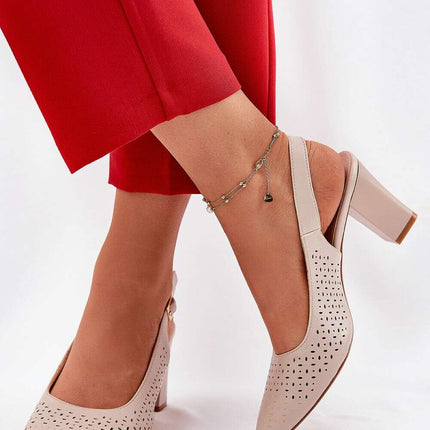 Heel sandals model 211939