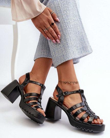 Heel sandals model 211947